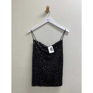 Wishlist Apparel Sparkle Top Black Size S NWT